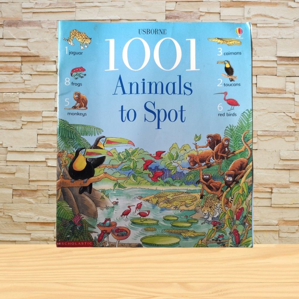 Usborne: 1001 Animals to Spot [Buku lepasan]