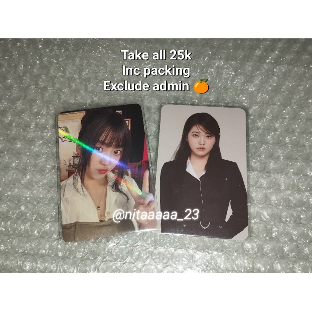 [READY STOCK] PC PHOTOCARD OFFICIAL YERI RED VELVET