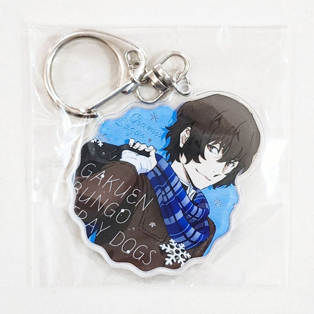 Bungou Stray Dogs Gakuen Winter Outfit Uniform Acrylic Keyholder - Dazai