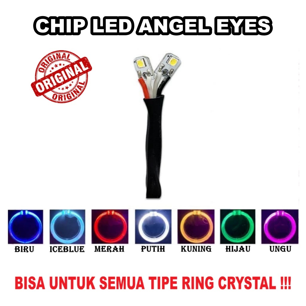 Lampu Chip Led Angel eye Kristal ring Only Chip Led Tanpa Ring Shroud Chip Led Universal