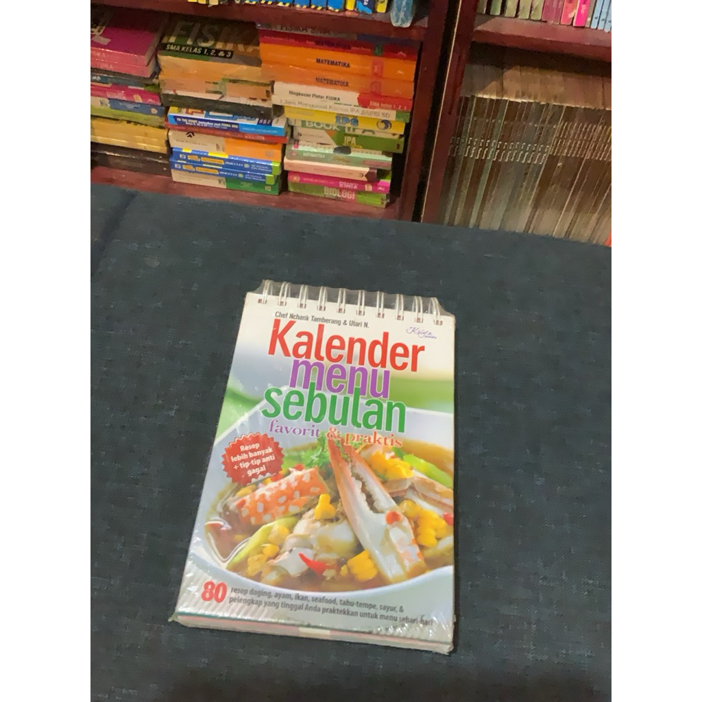 Kalender Menu Sebula Favorit & Praktis - Buku Resep