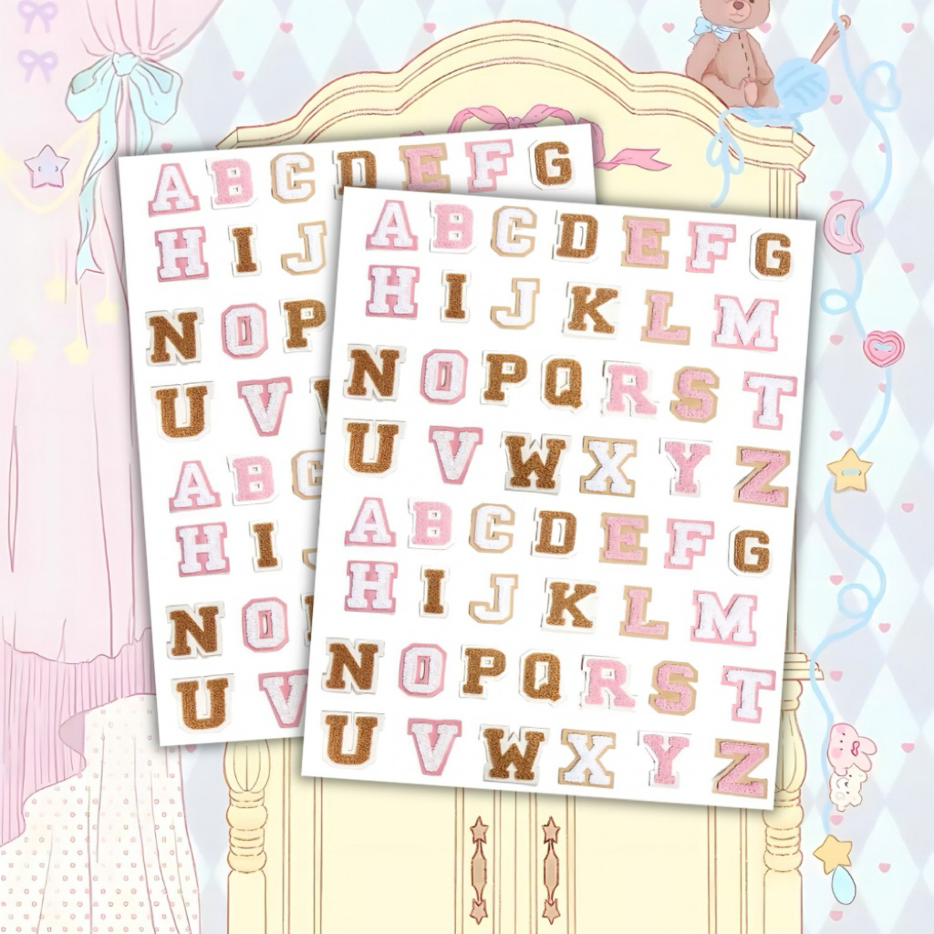 [ALPHABET] mini sticker deco alphabet huruf