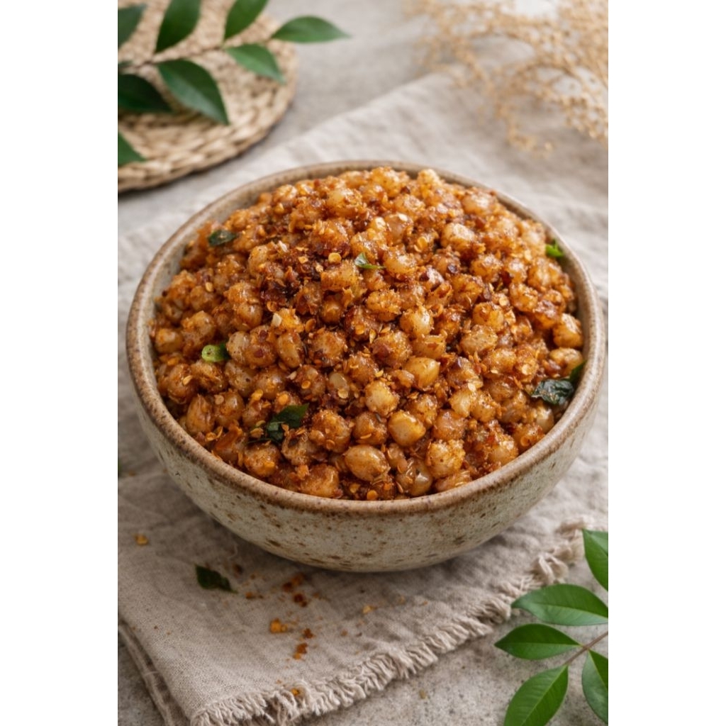 008Jagung Goreng Pulut pedas asin  250 g Camilan Khas Kupang, NTT