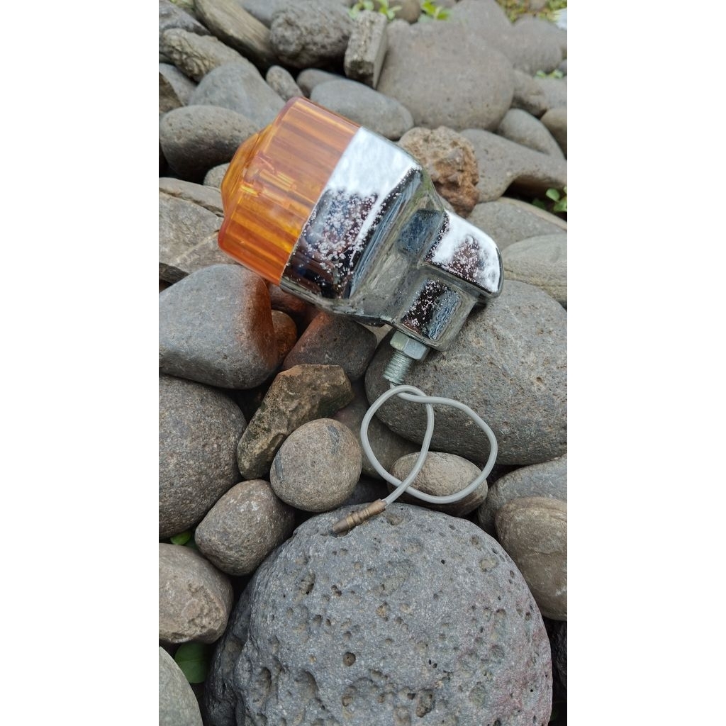 sein depan sen depan sein depan assy riting depan Yamaha V75 v75 v80 non original NOS