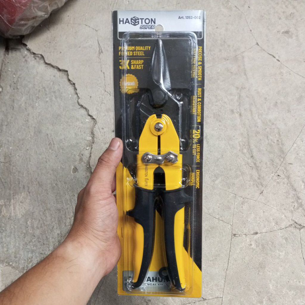 gunting baja ringan gunting plat baja ringan/hollow 10" hasston