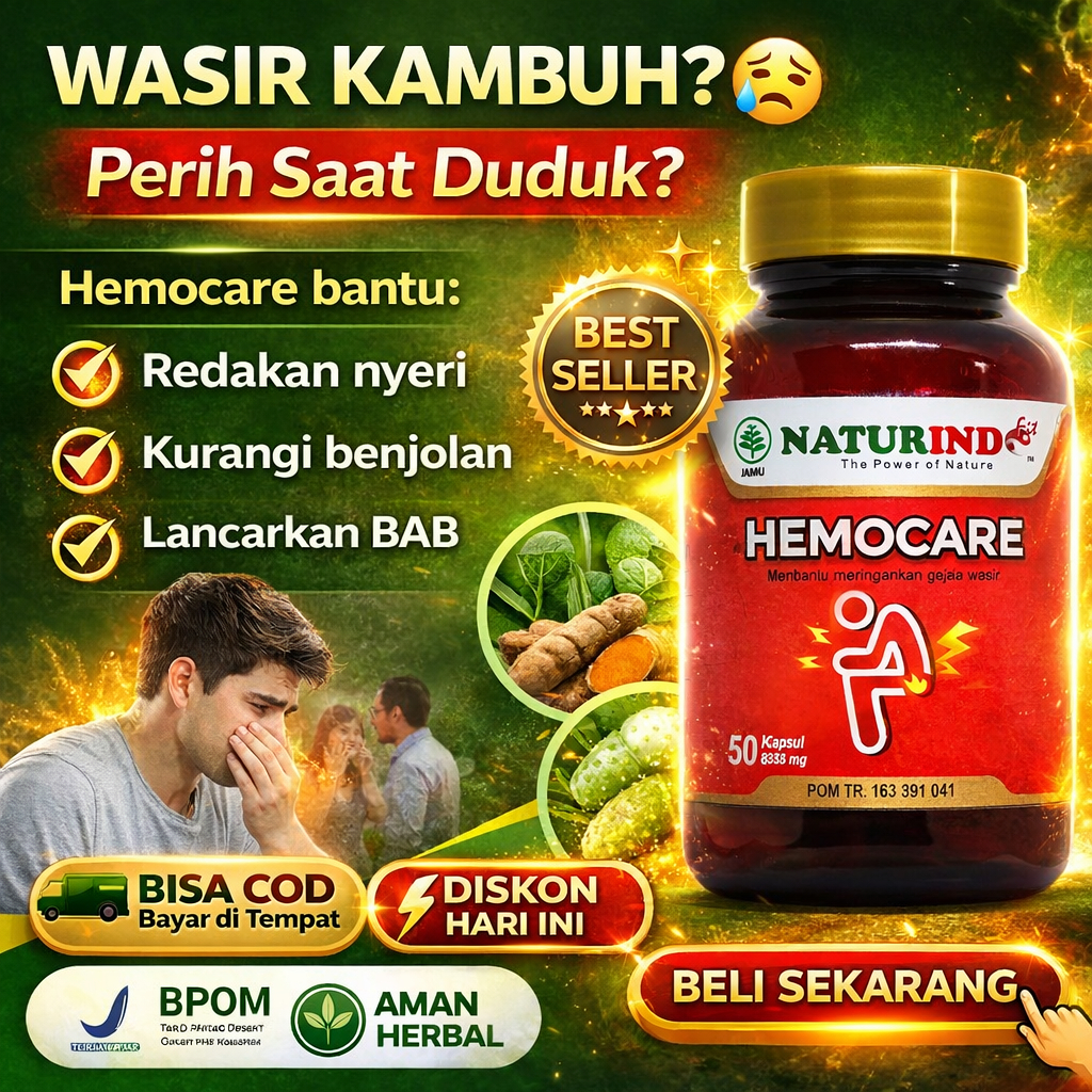Obat Wasir Ambeien Hemocare Naturindo