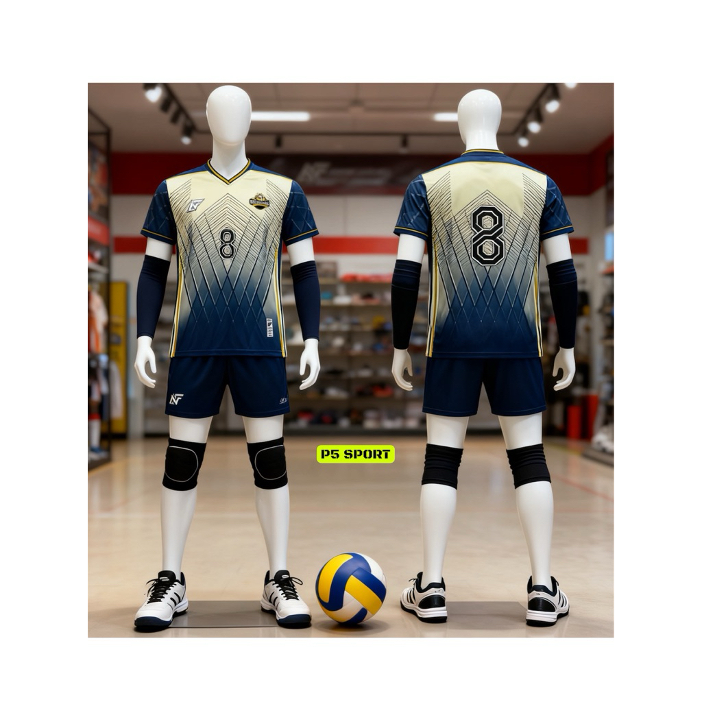 JERSEY VOLI NAVY KREM