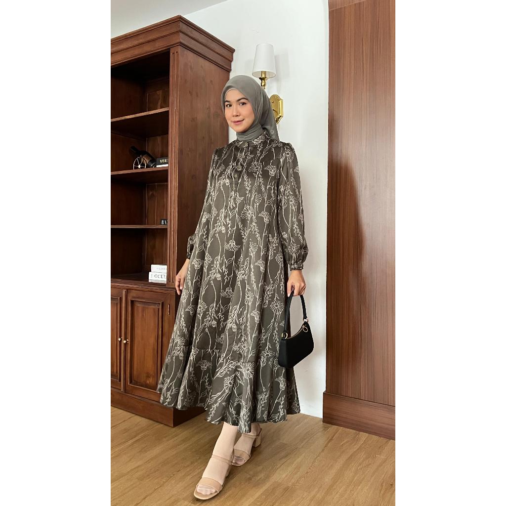 WARNA FASHION/ MIDI / ALMEERA SILK / BAJU WANITA MUSLIM/GROSIR TANAH ABANG