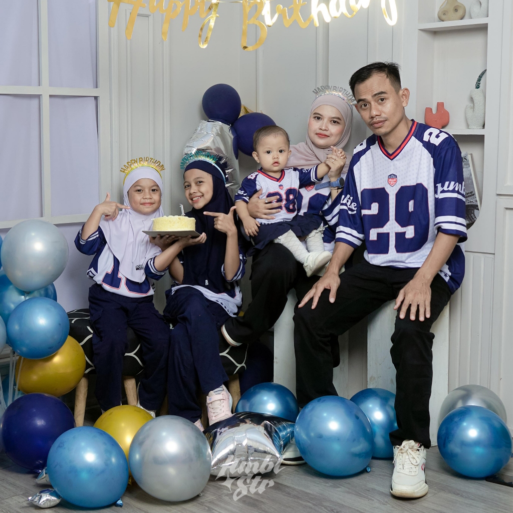 Humbel - Baju Jersey Couple Keluarga Family Set Pakaian Keluarga Ayah Ibu Anak Humbel Series