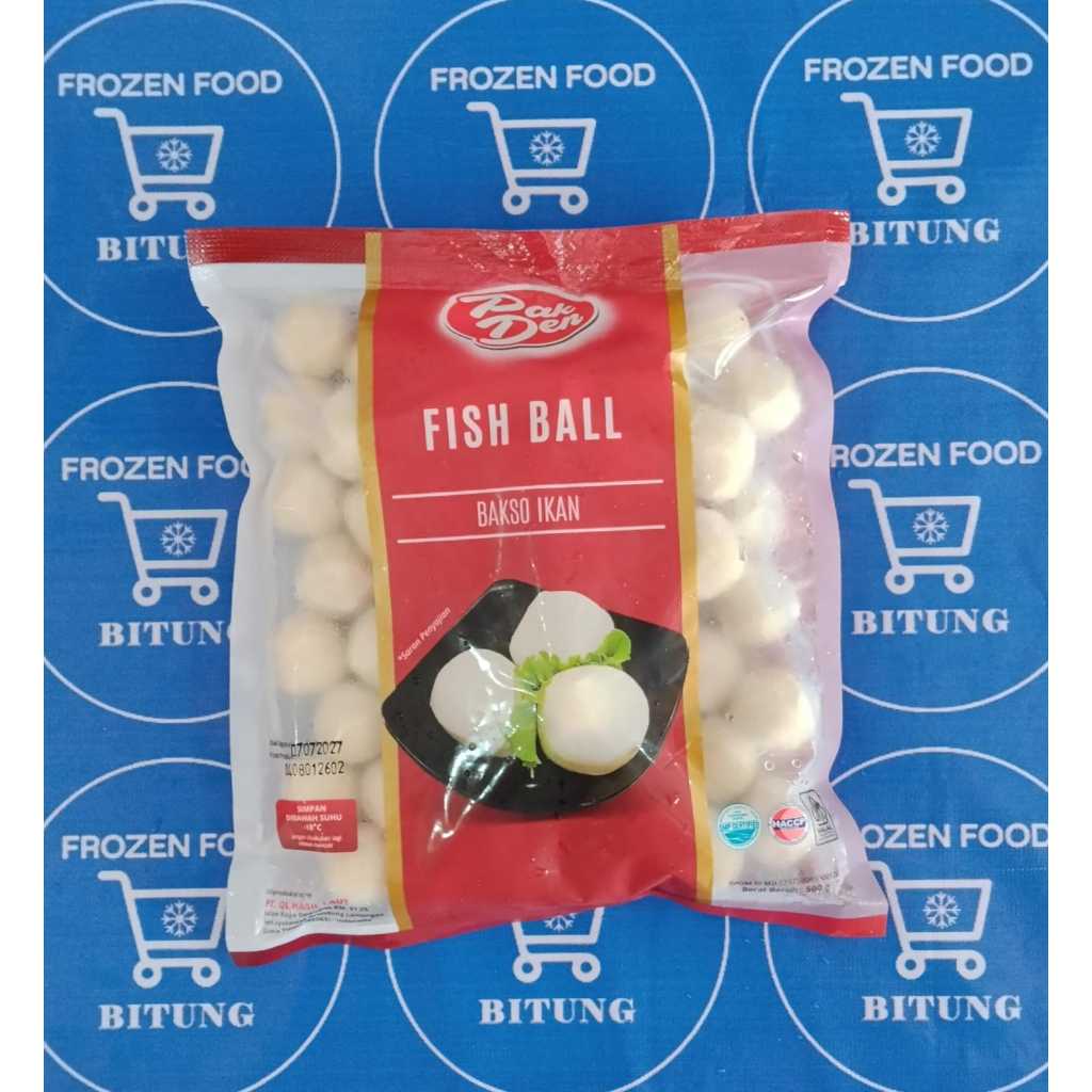 Pak Den Bakso Ikan 500gr - Frozen Food Bitung