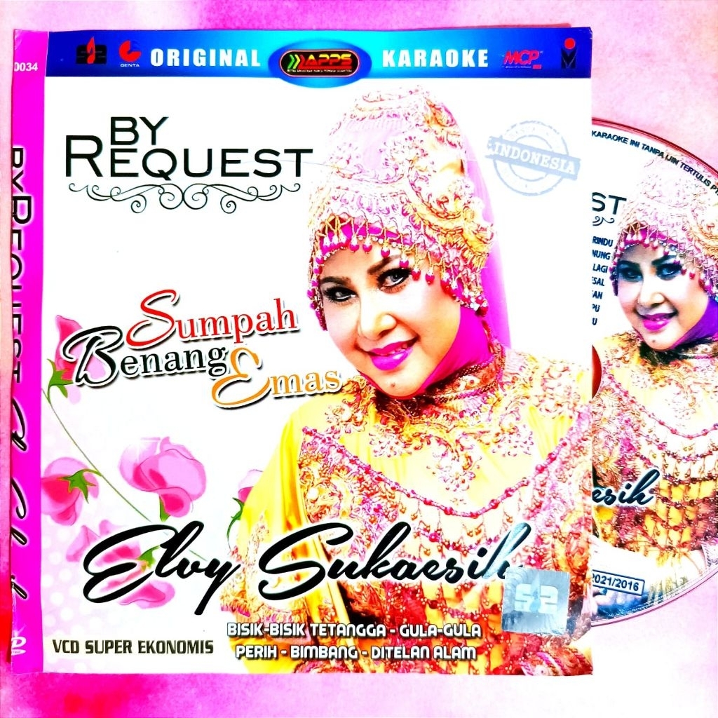 KASET VCD KARAOKE LAGU DANGDUT ELVY SUKAESIH-LAGU ELVY SUKAESIH-KASET DVD ELVI SUKAESIH-VCD KARAOKE