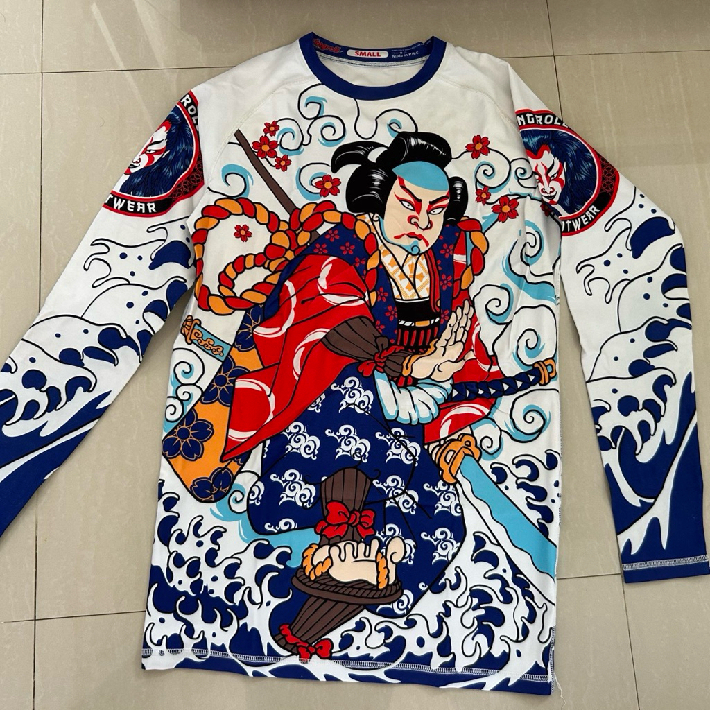 Baju rashguard bjj jiu jitsu mma boxing jiujitsu springroll
