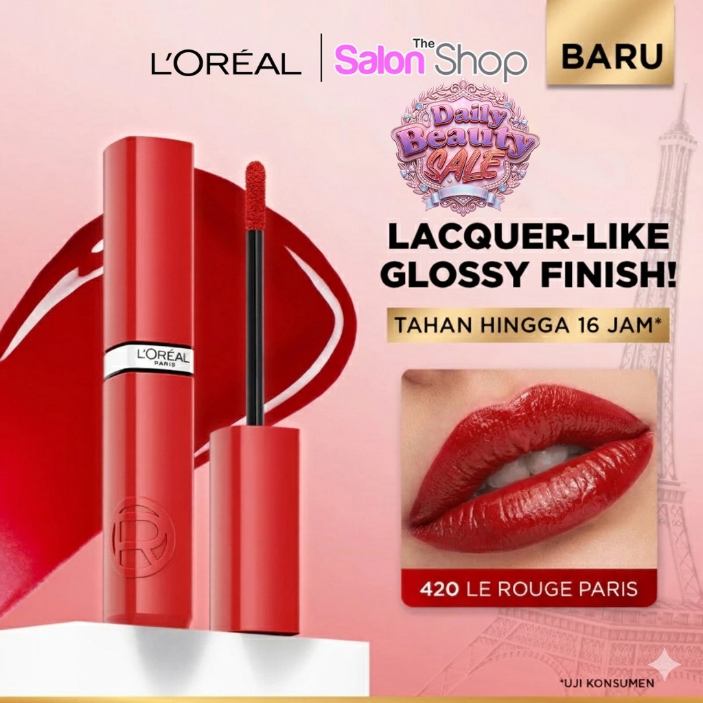 L'Oreal Paris Cosmetic Loreal Infaillible Laque Resistance Lipstik Transferproof Longlasting gdkd01