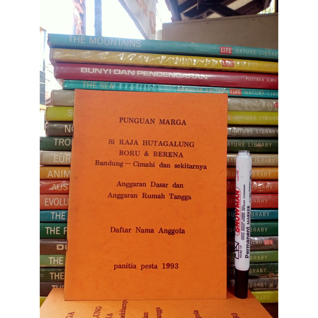 Buku Punguan Marga Si Raja Hutagalung Boru & Berena Bandung - Cimahi dan Sekitarnya AD ART Daftar Na