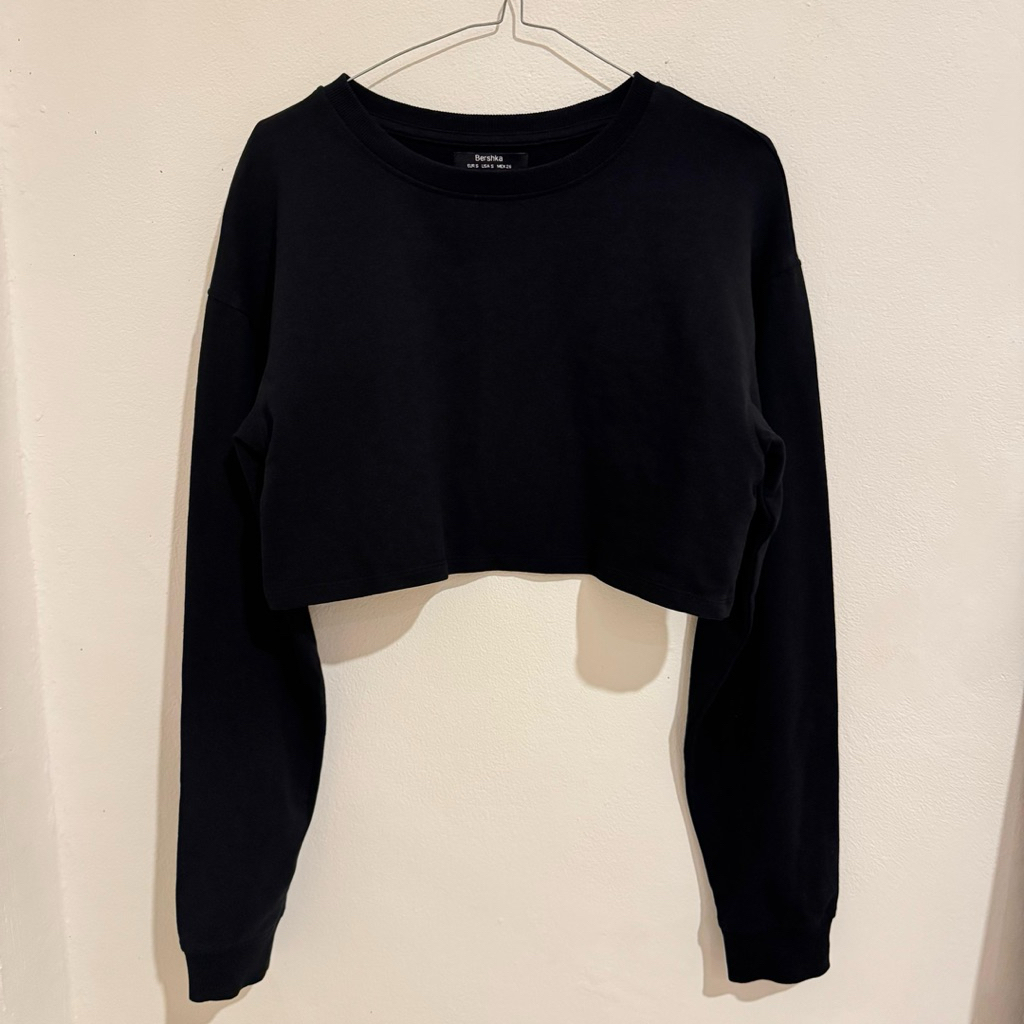 Sweater Crop Top - Bershka