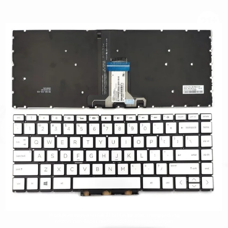 Keyboard Laptop Hp 14s-Fq1032au 14s-Fq1004tu 14s-Fq0020au 14s-0013au Backlight