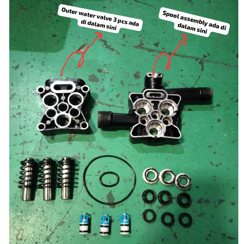 SET PUMP BODY SPAREPART BRAXTER JET CLEANER BTJC-100