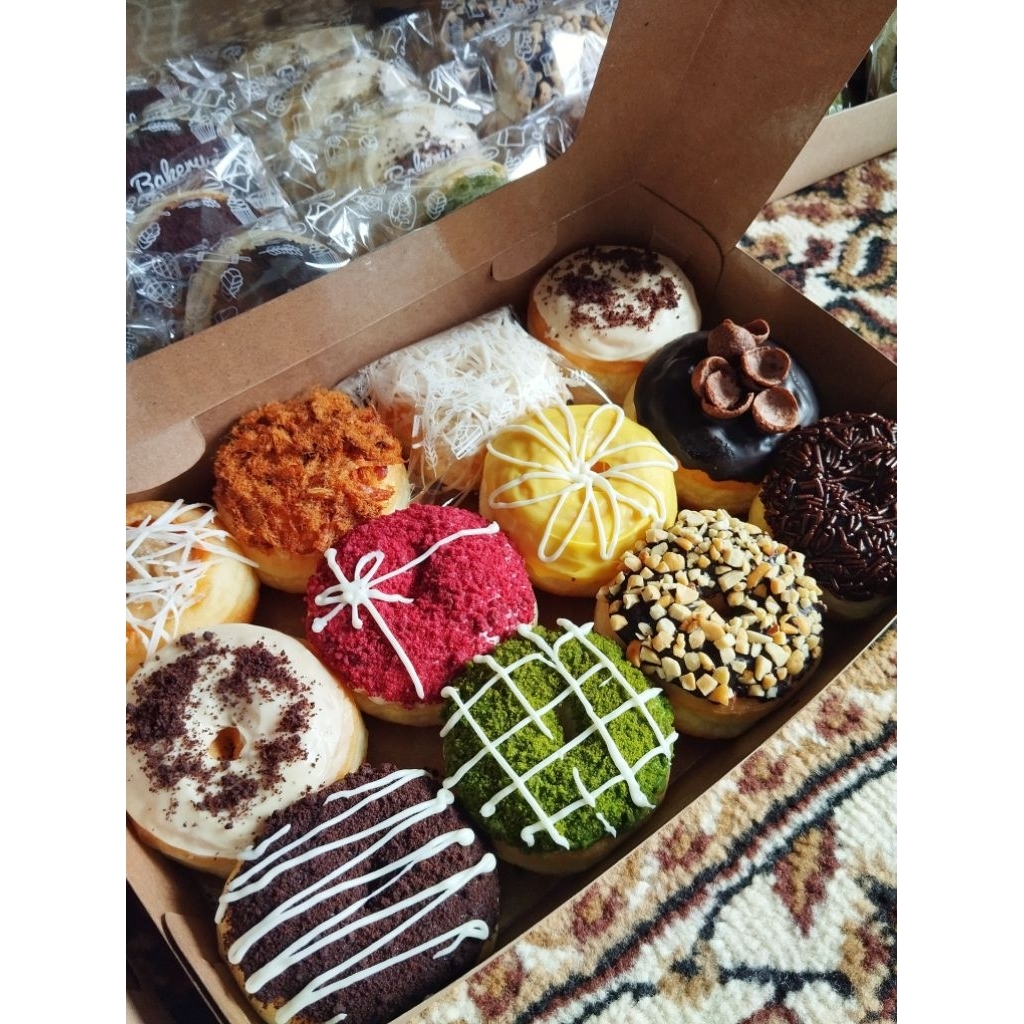 (Meykkumi) Donat Mini, donat birthday, donat ultah, donat coklat (INSTANT ONLY) area Bandung