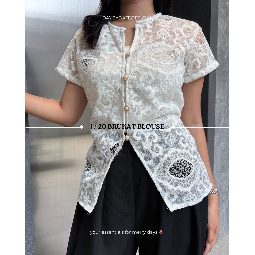 1 / 20 Brukat Blouse | Daybydate | Brukat Blouse Brukat Blouse Kondangan Brukat Blouse Korean Style 