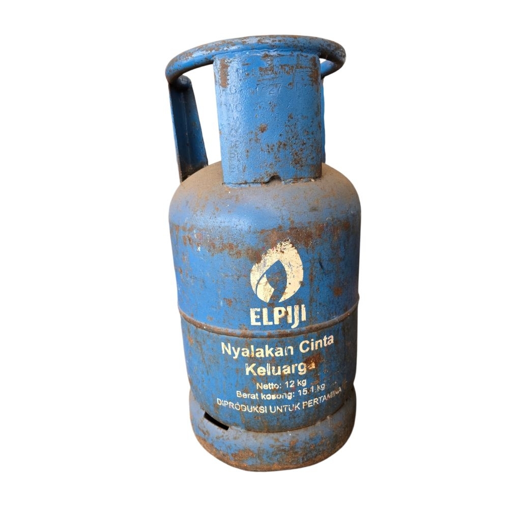 Tabung Gas LPG Elpiji 12 Kg Biru / Pink Bright Gas Kosong Tanpa Isi