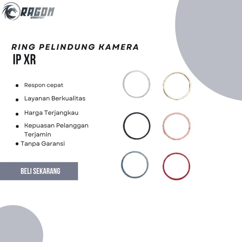 RING PELINDUNG KAMERA IP XR ORIGINAL