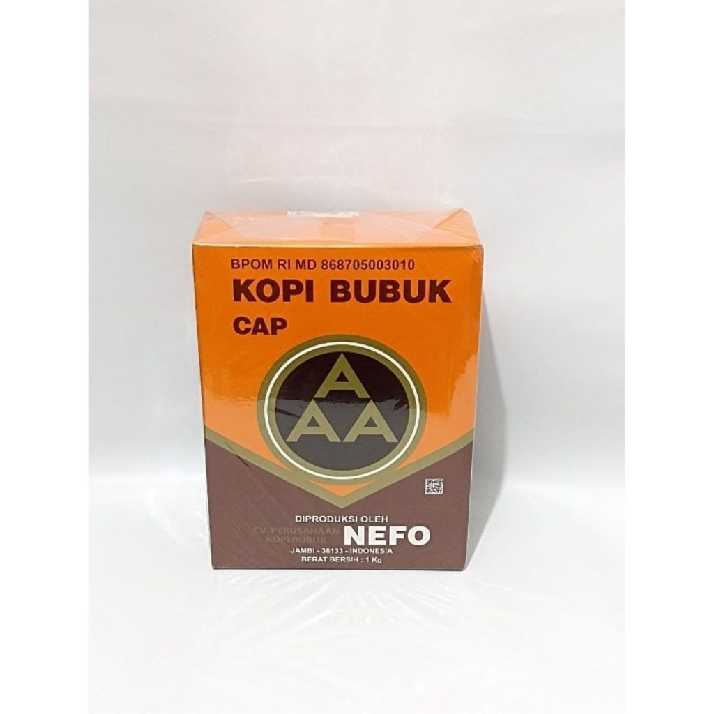 kopi aaa 1kg nefo kopi bubuk hitam jambi 1000gr