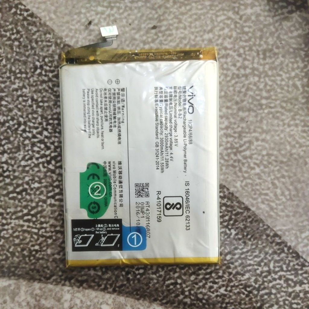 baterai Vivo v5.v5 plus.y69 ORI copotan hp