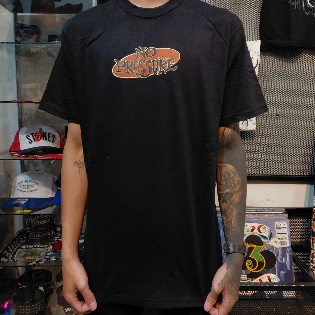 T-Shirt Band Official NO PRESSURE - LP PROMO BLACK (STREET OF HATE)