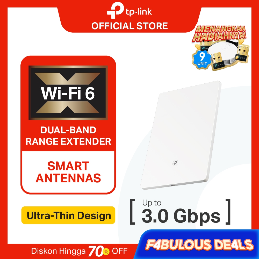 TP-Link Archer Air E5 AX3000 Dual-Band Gigabit Wireless Wi-Fi 6 Air Range Extender Router Ultra-thin