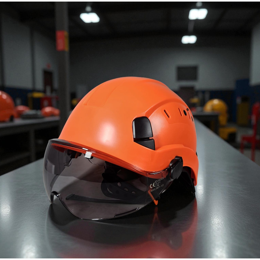 Helm rescue helm safety helm keselamatan k3 2 fisor helm rescue helm tim sar panjat tebing climbing 