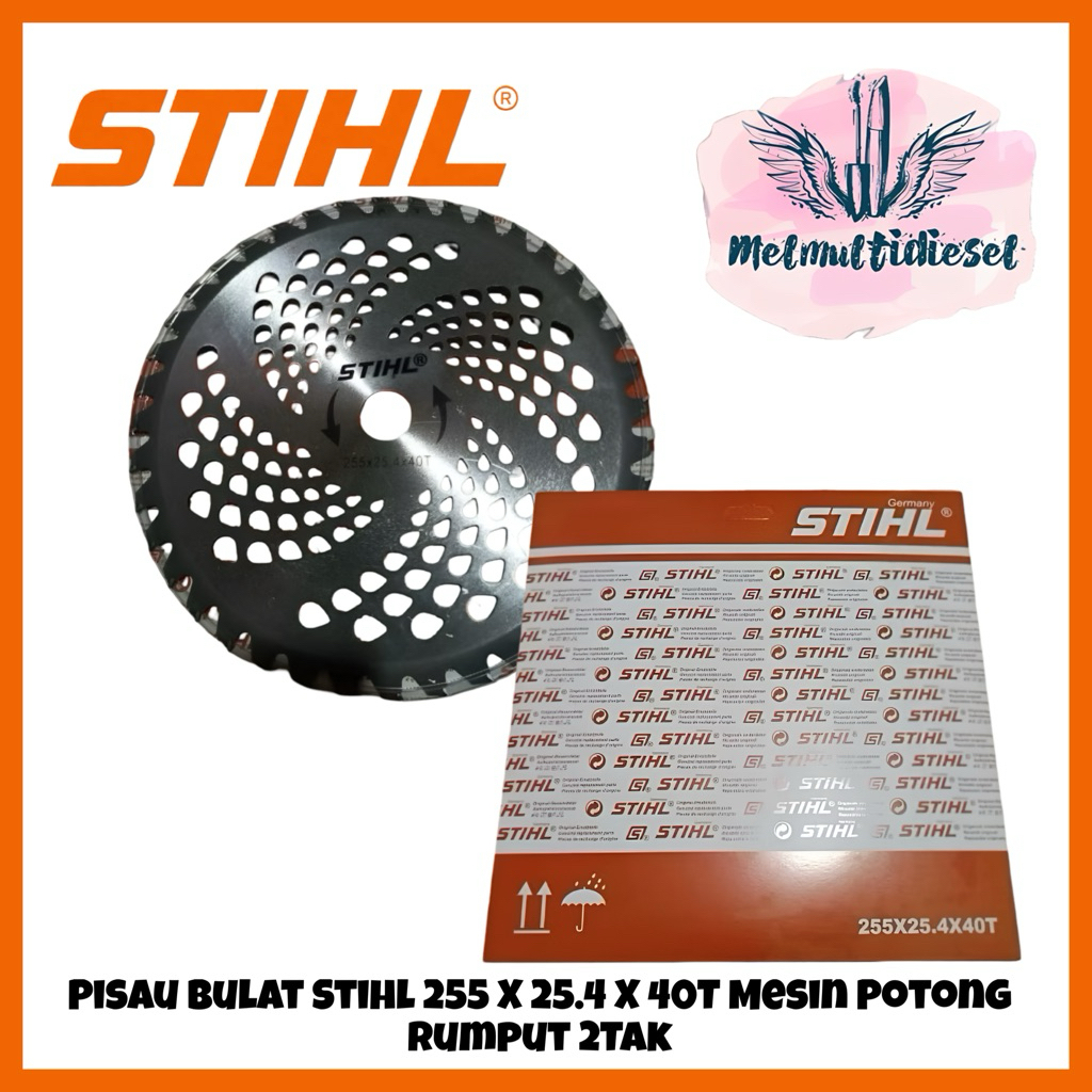TERMURAH Pisau Bulat Stihl 255 X 25.4 X 40T Mesin Potong Rumput 2Tak