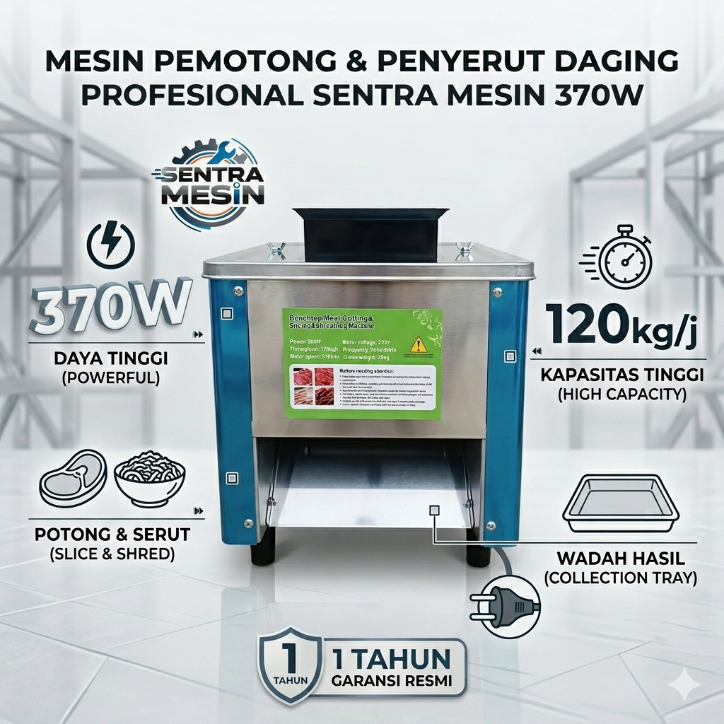 Mesin Potong Ayam Slice dan Dadu | Cocok untuk Sate, Mie Ayam, Teriaki dan lain-lain