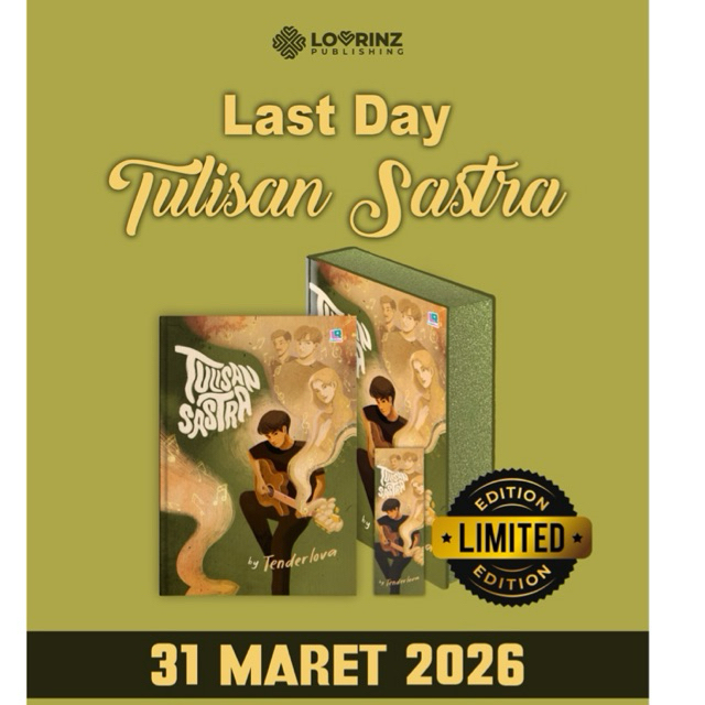 Novel Tulisan Sastra by Tenderlova HARDCOVER