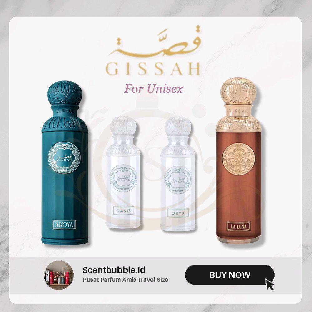Gissah Parfum Decant Ori 5ml & 10ml - Wangi Unik Khas Arab  Mewah  Elegan Tahan Lama | Luxury Unisex