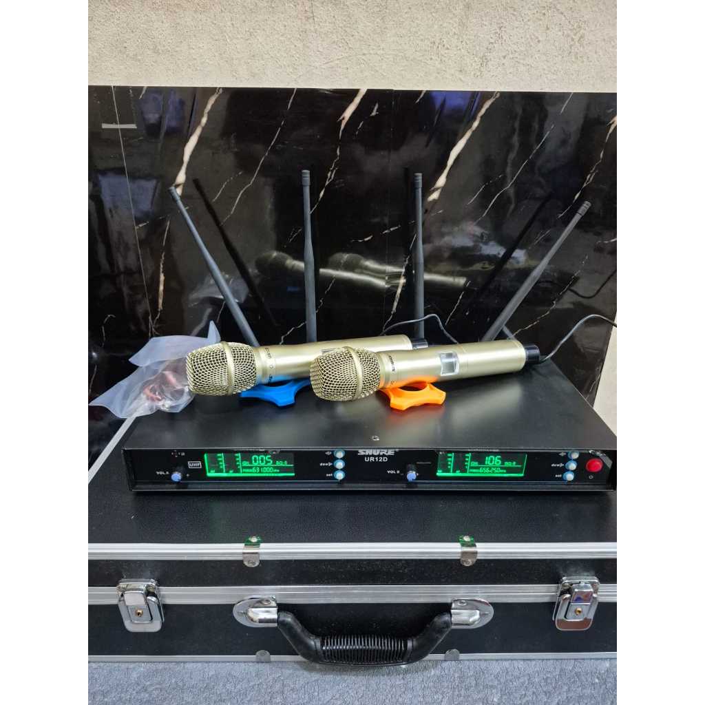 Murah mic wireless UR 12D + Hardcase UR12D (multi channel) | MELODY CLASSIC
