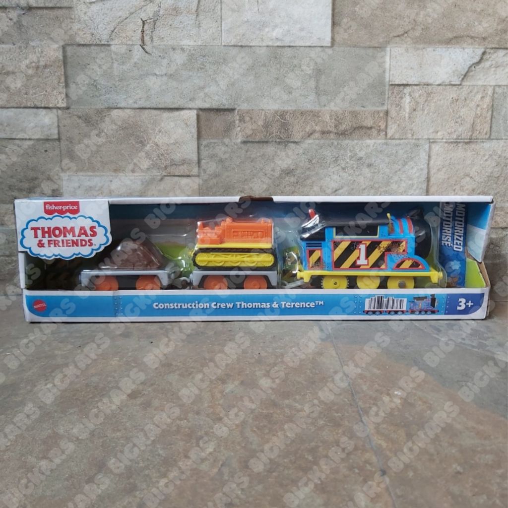 Thomas and Friends New Look Track Master Motorized CONSTRUCTION CREW THOMAS & TERENCE
