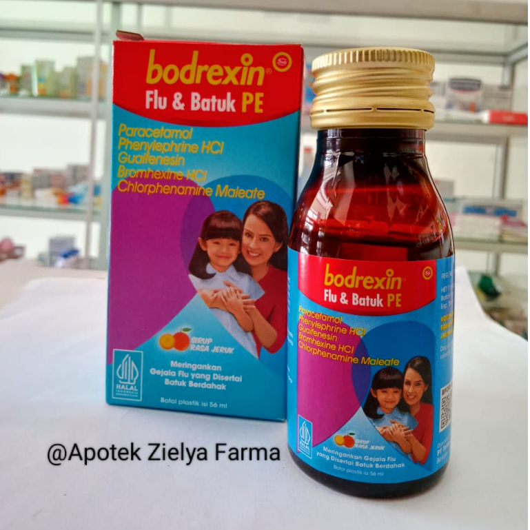 Bodrexin Flu & Batuk Sirup Anak Meredakan Demam