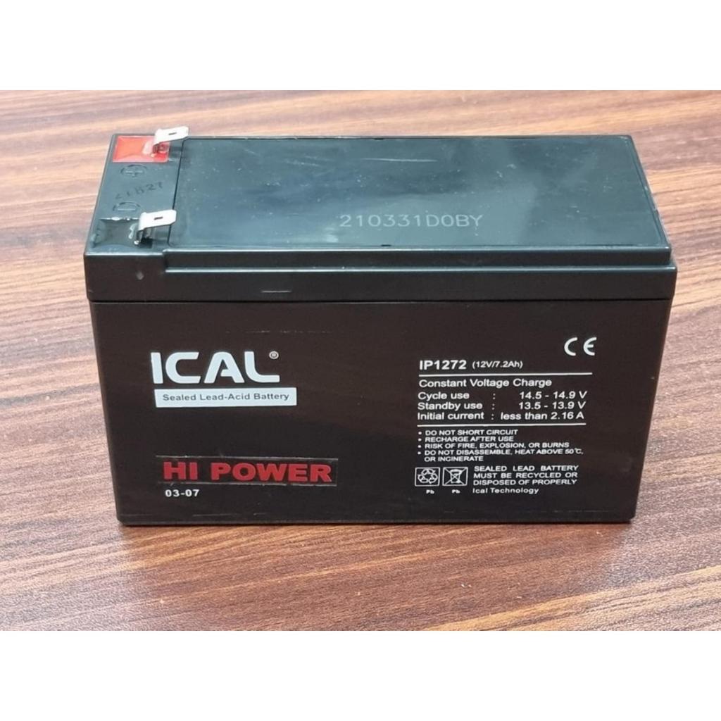 BATTERY AKI KERING ICAL UPS ICA APC PROLINK ICAL IP1272 12V 7.2AH ICAL