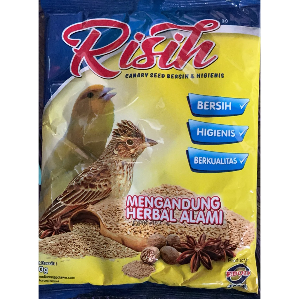 Risih Canary Seed Bersih & Higienis Pakan Burung Kenari