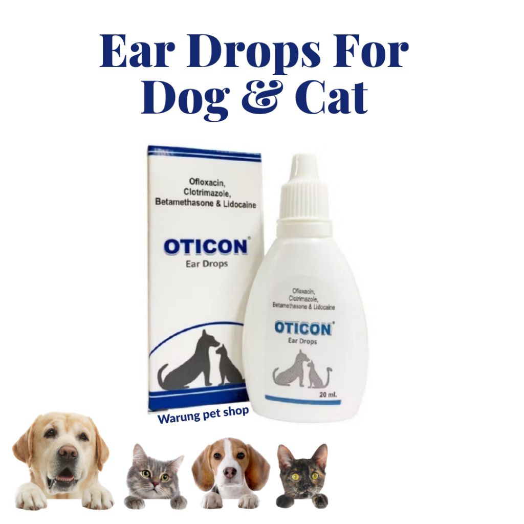 Oticon Ear Drops 20ml Tetes Telinga Anjing & Kucing