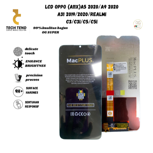 LCD OPPO A5 2020/A9 2020/A31 2020/A11X/REALME 5I/C3 FULL SET TOUCHSCREEN HD ORIGINAL 100%