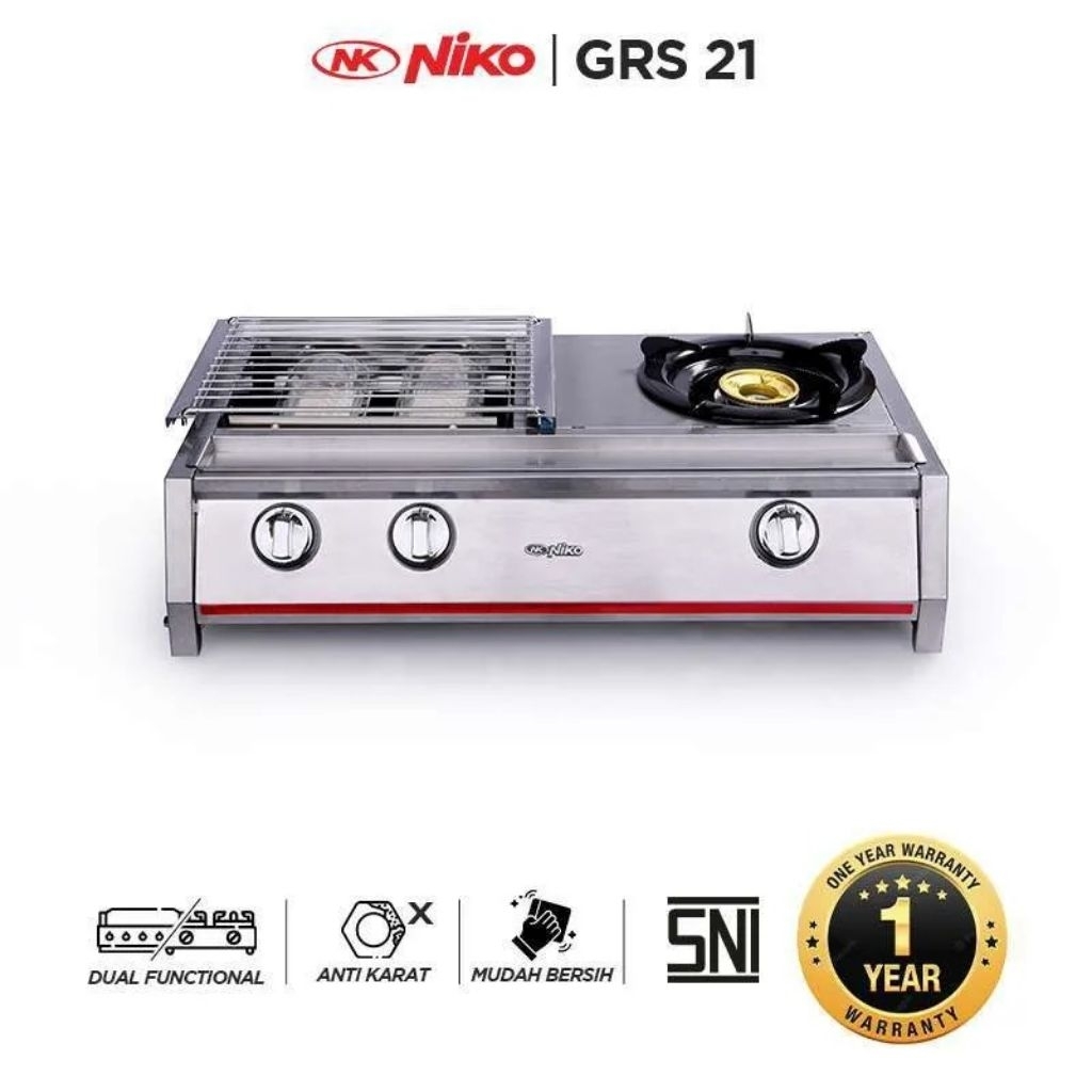 NIKO Kompor Grill 2in1 Roaster Pemanggang