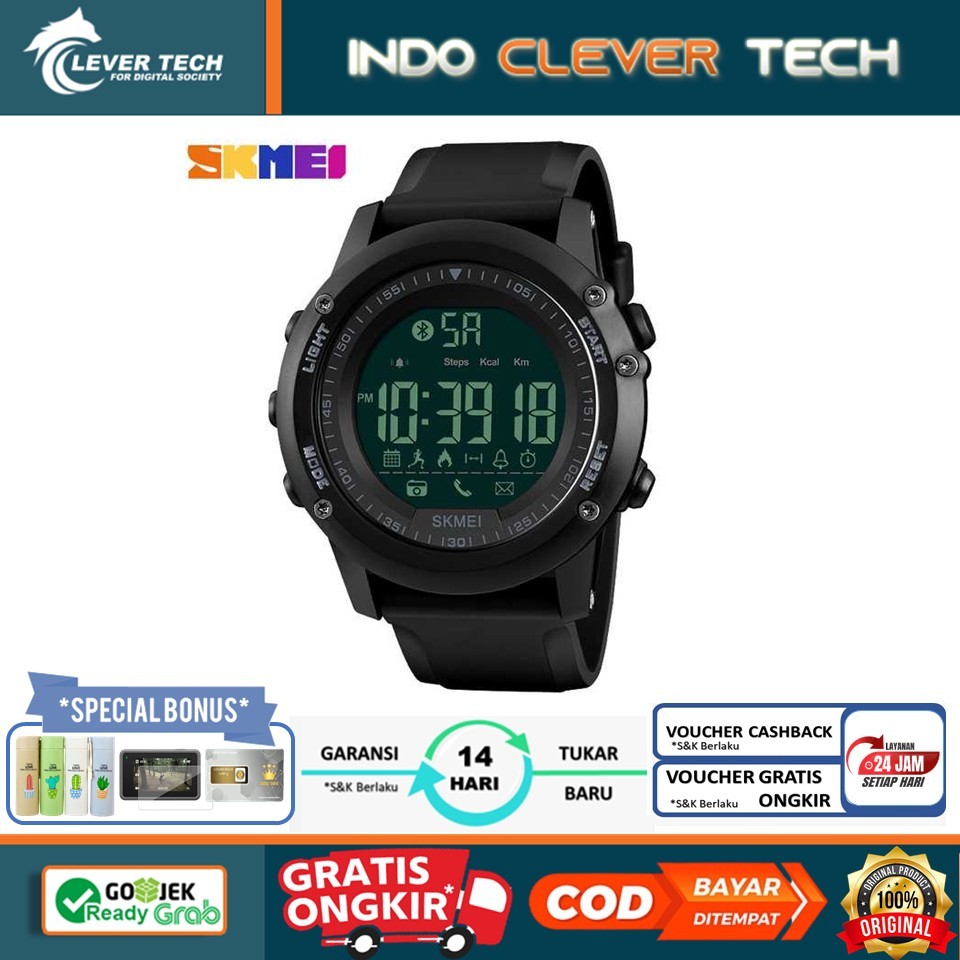 SKMEI Smartwatch Bluetooth Notification Sport Tracking Waterproof - 1321