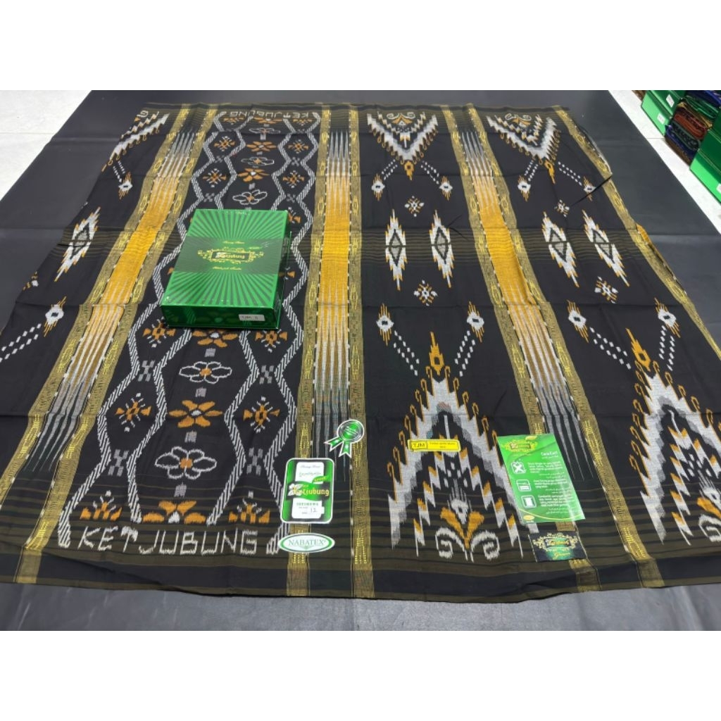 Sarung KETJUBUNG Green Mercerized Tipe TJM