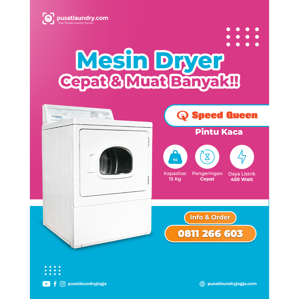 Speed Queen LDL3TR Mesin Pengering