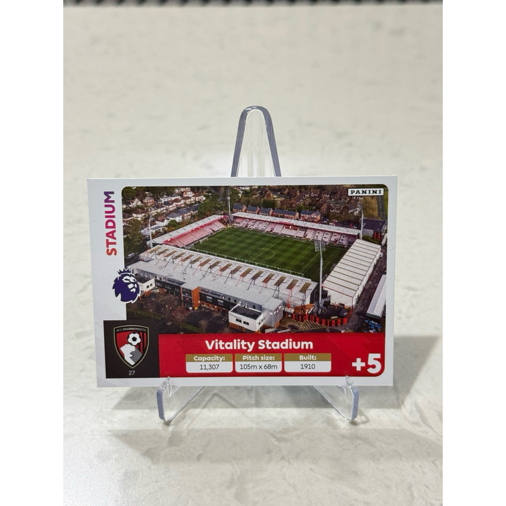 kartu bola panini adrenalyn xl vitality stadium bournemouth