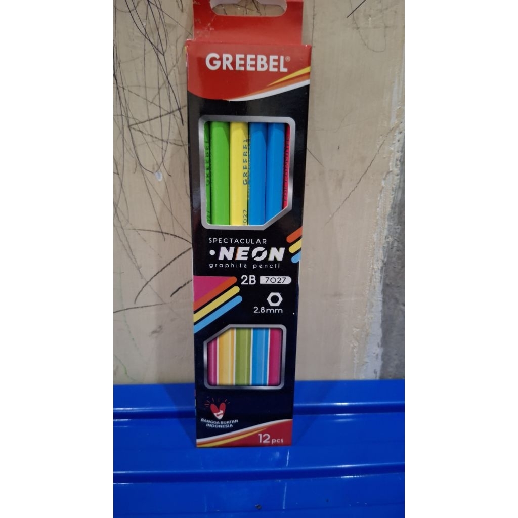 Pensil greebel Neon