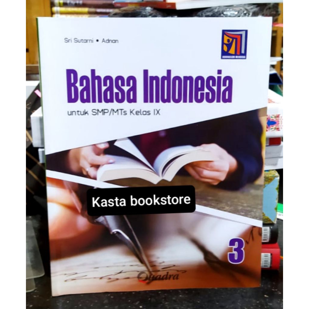 Buku Bahasa Indonesia Kelas 9 SMP Kurikulum Merdeka Quadra