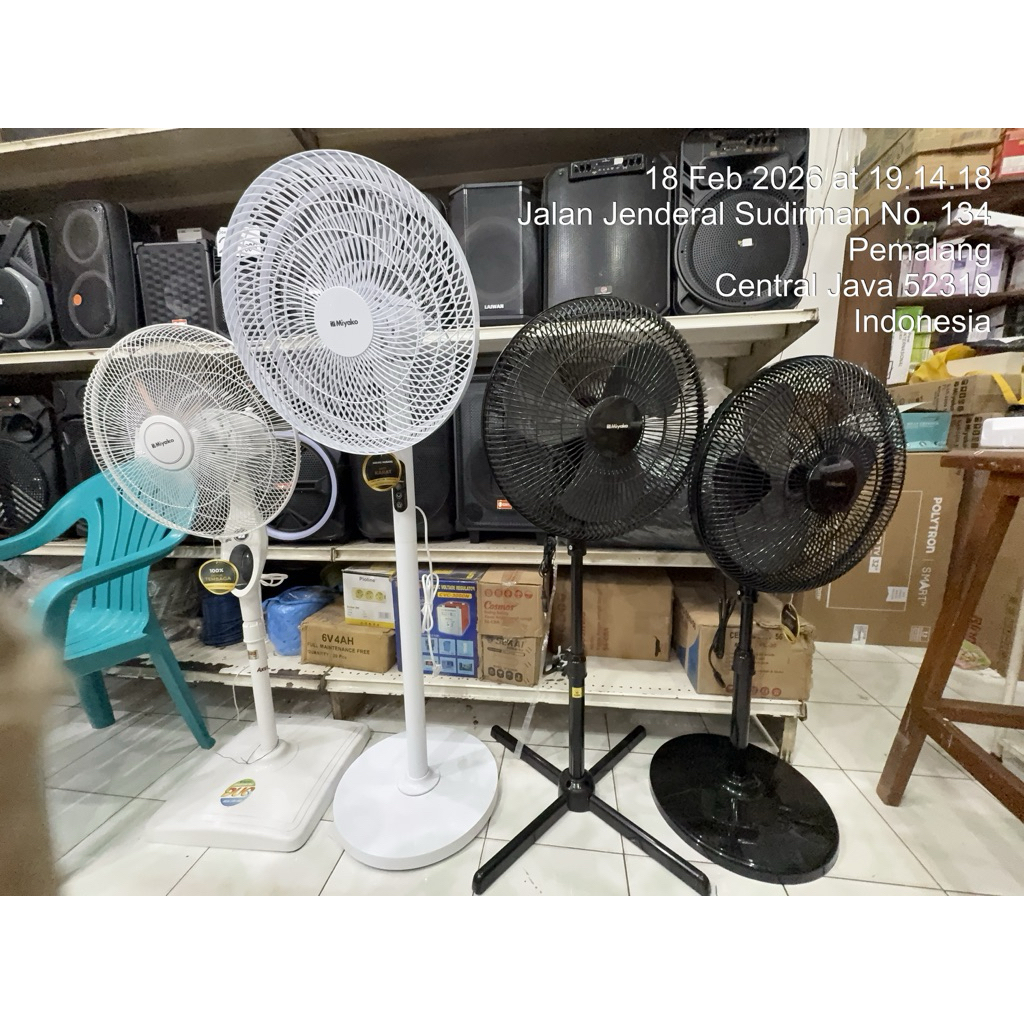 kipas angin berdiri miyako 16 inch