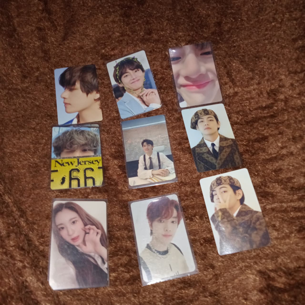 Photocard Taehyung Anton  Jinhyuk V Chaeyeon Sungchan BTS Izone Riize  Zoom Up10tion New Jersey Albu